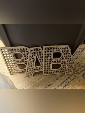 Source Unknown Gold and Brown Layered Decorative Wooden Medallions